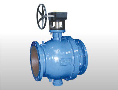 Manufacturer of Gear Operated Trunnion Mounting 2 Way Ball Valve
