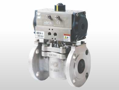 Leading manufacturer of 2 way plug valve flanged by aira euro