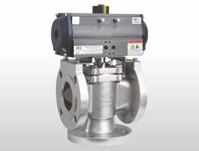 Best Manufacturer of pneumatic 3 way plug valve by Aira Euro