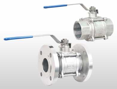 Manufacturer of 3 Piece Design Floating Ball Valve Screwed / Flanged